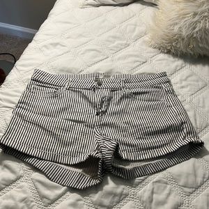 striped shorts